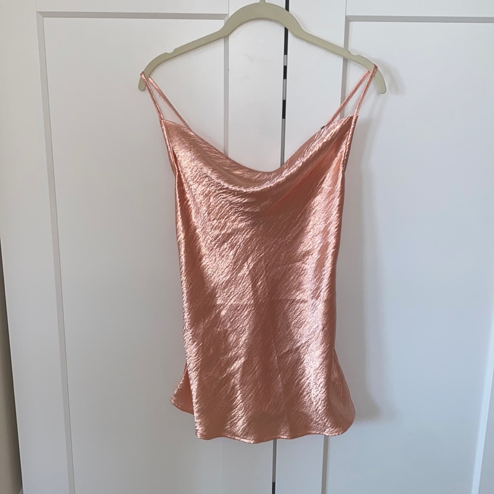 NWT jcrew satin cowl tank
